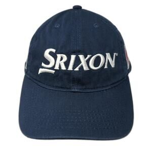 Srixon Slideback Baseball Cap Blue One Size Adjustable Embroidered Vented Holes